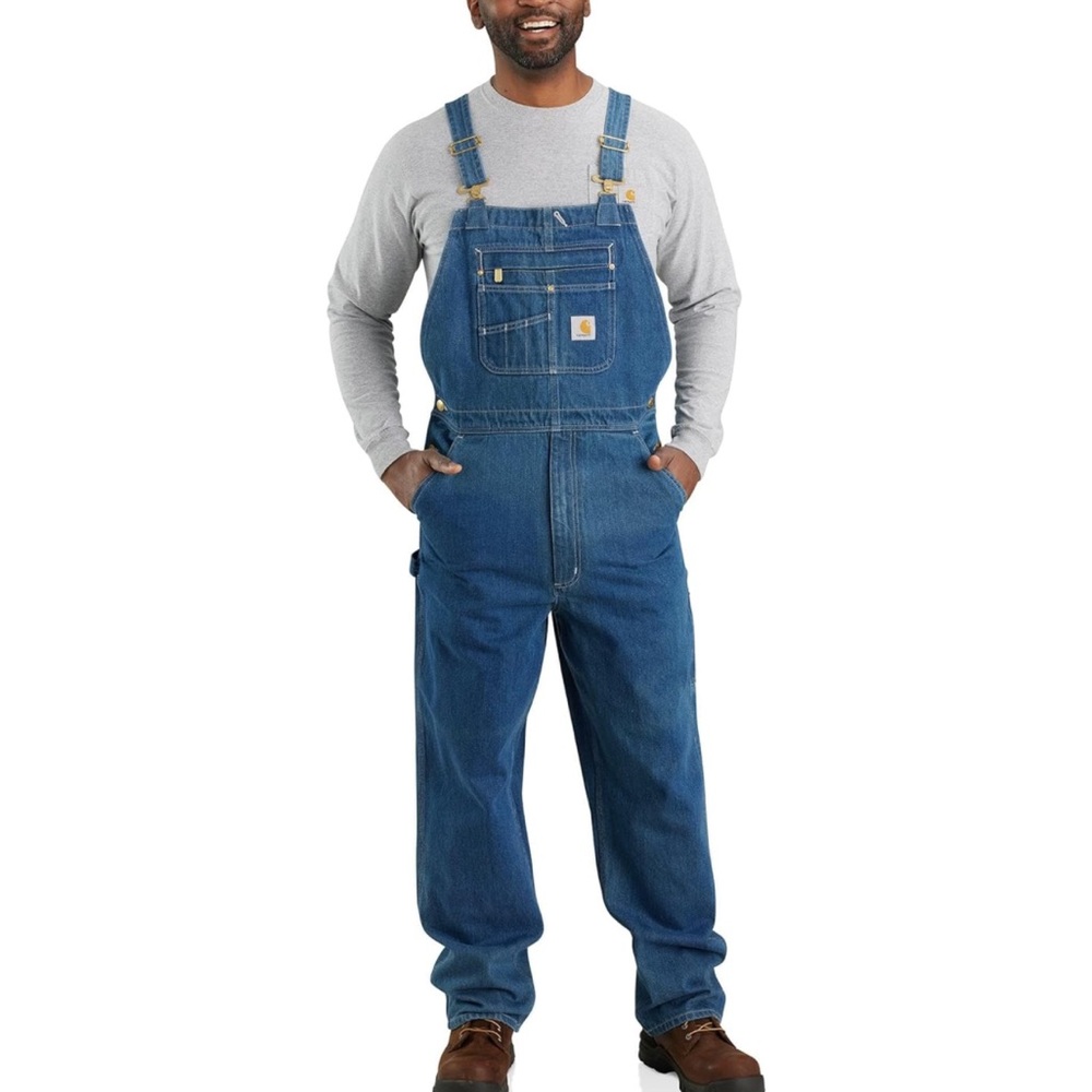 Carhartt Men's Loose Fit Denim Bib Overall